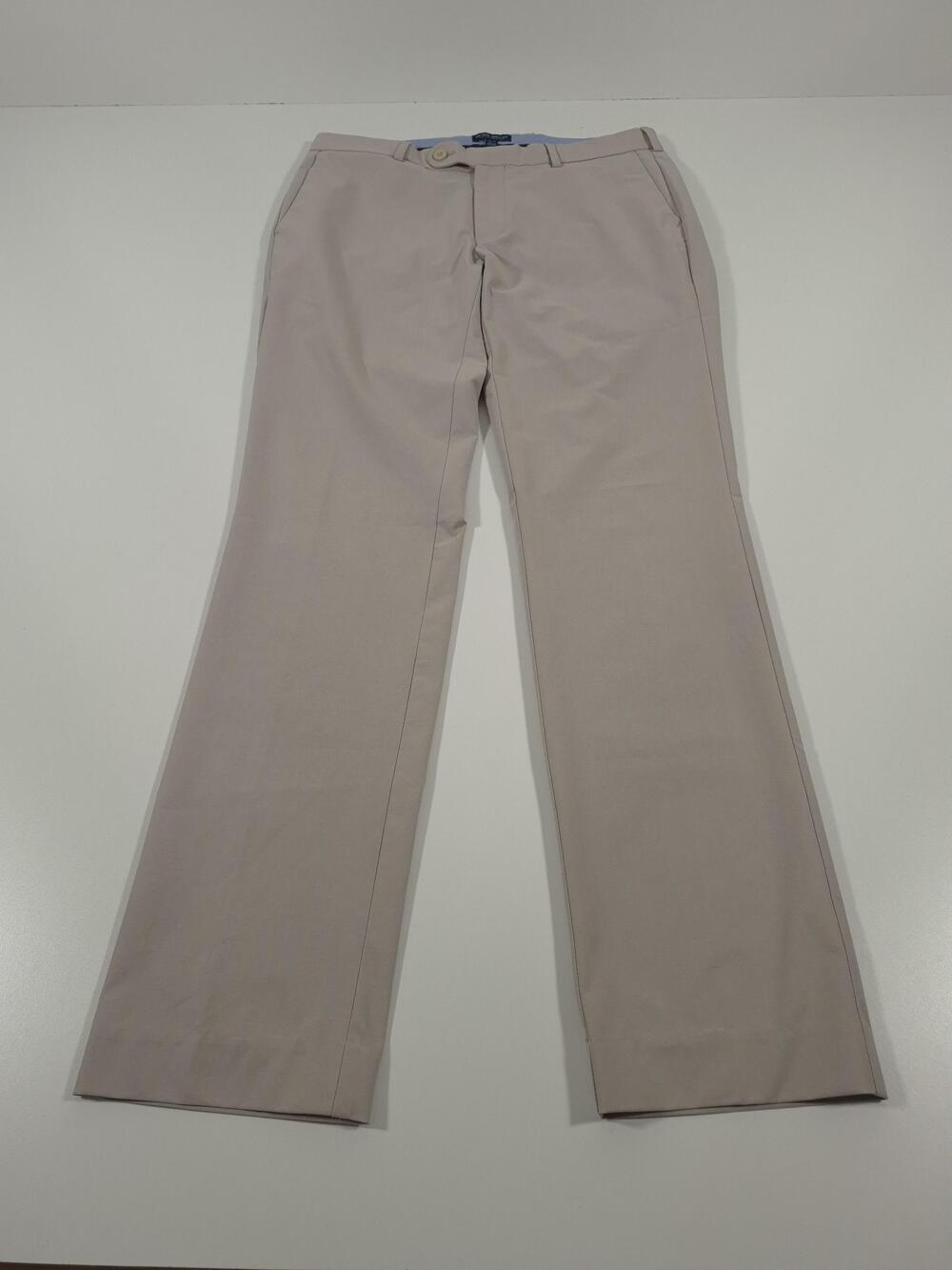 Peter Millar Surge Performance Trousers Golf Pants Tan 32x32 Trousers